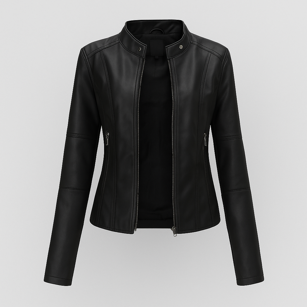 Auvrelle™ - Veste Cuir Élégante