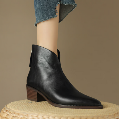 Chloé™ - Bottines de luxe à talon bas