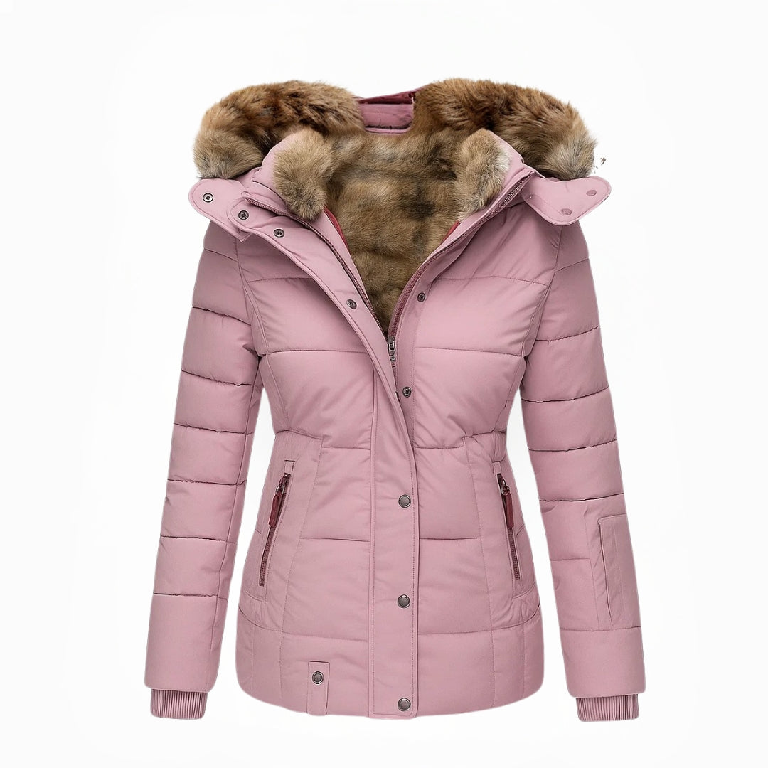 Anna™ - Manteau d’hiver chaud avec doublure en fausse fourrure