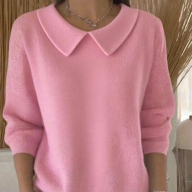 Élodie | Pull confortable en coton à manches longues