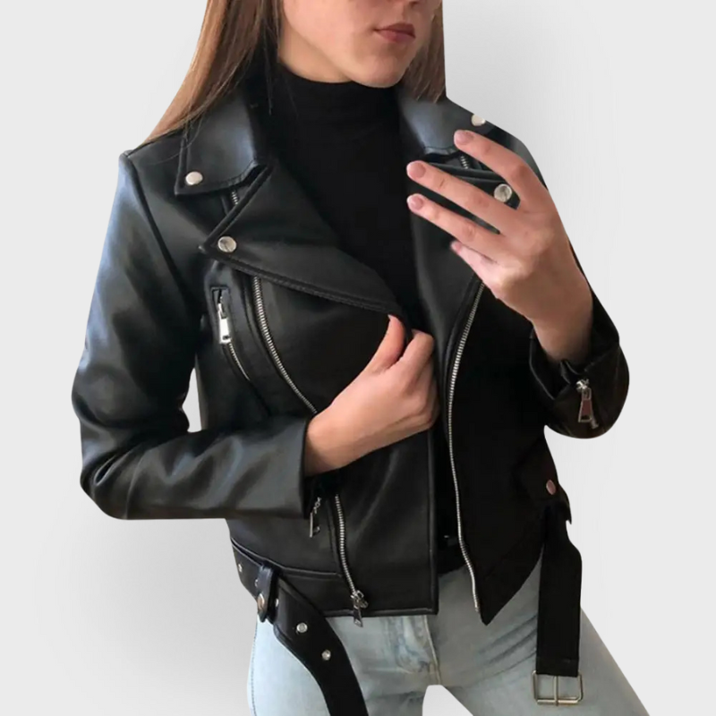 Auvrelle™ - Veste en cuir décontractée et résistante