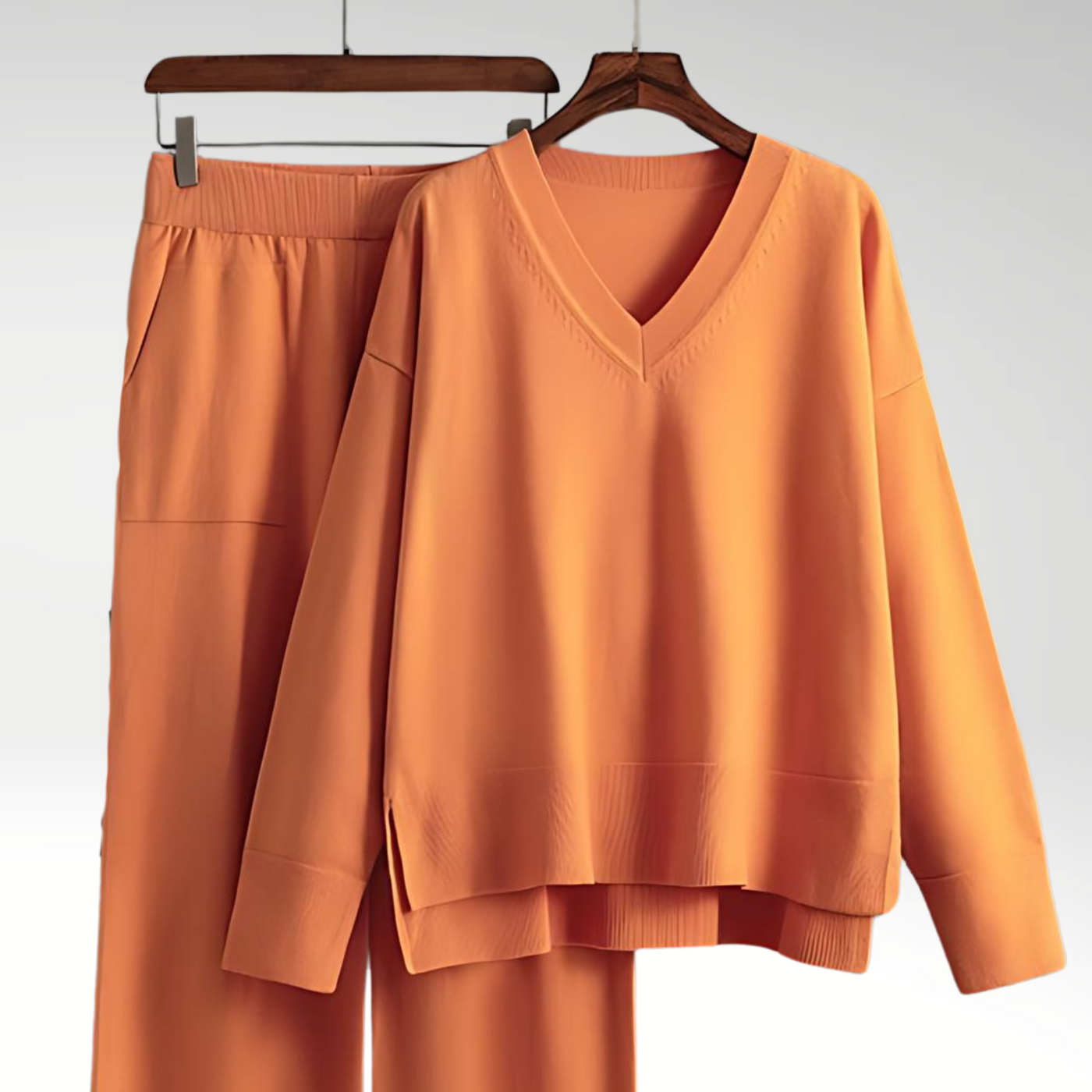 Lenoir™ | Luxe Ensemble deux pièces col V