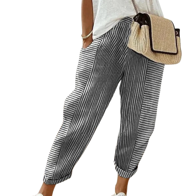 Lore - Pantalon Rayé Lore