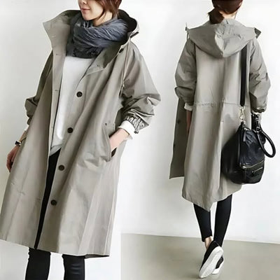Léa™ - Trench Coat Élégant Déperlant