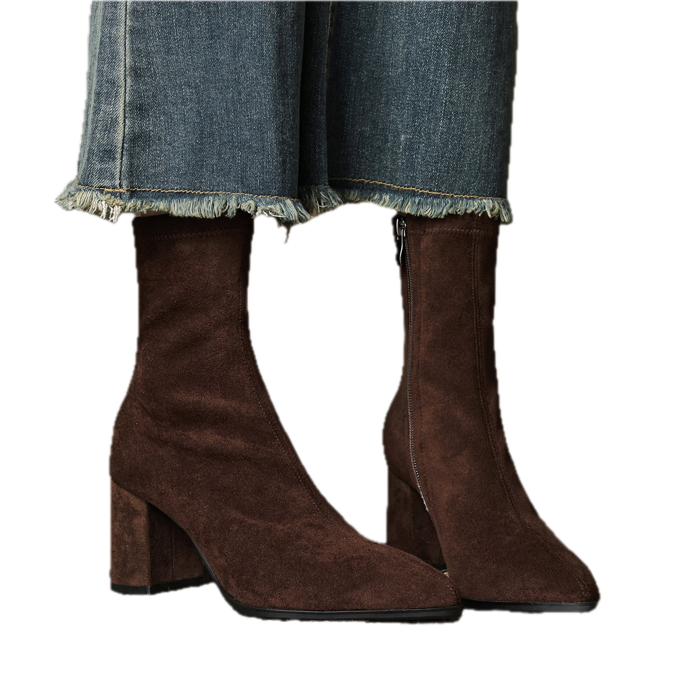 Alora - Bottines En Daim Luxueuses