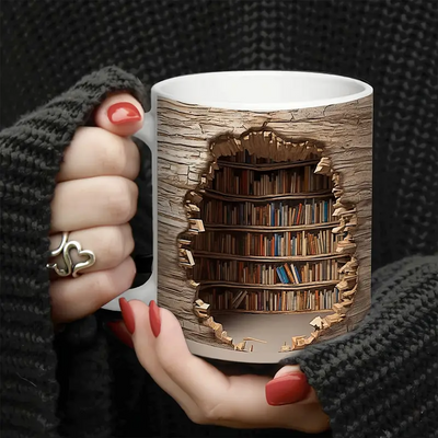 Tasse magique à changement de chaleur – Bibliothèque éphémère