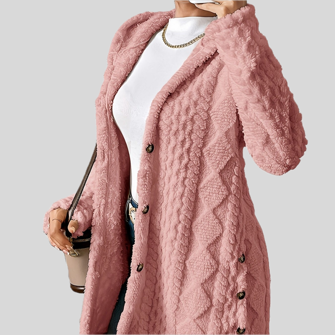 ANGELICA | GILET À CAPUCHE