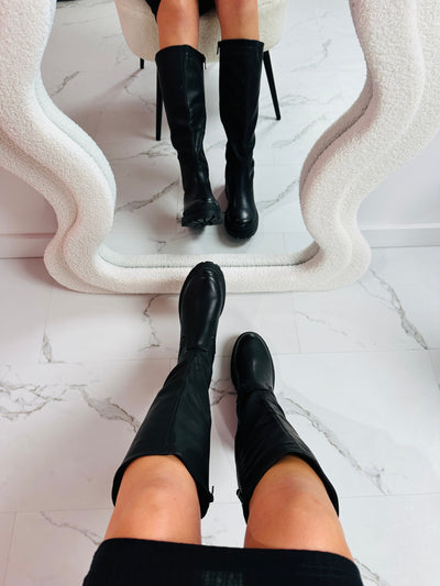 Anetta – Bottes Noires Élégantes