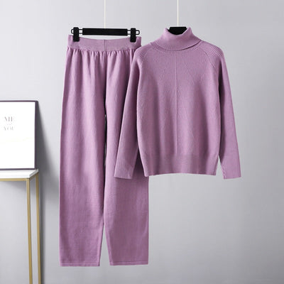Lenoir™ | Ensemble deux pièces Lounge en tricot torsadé