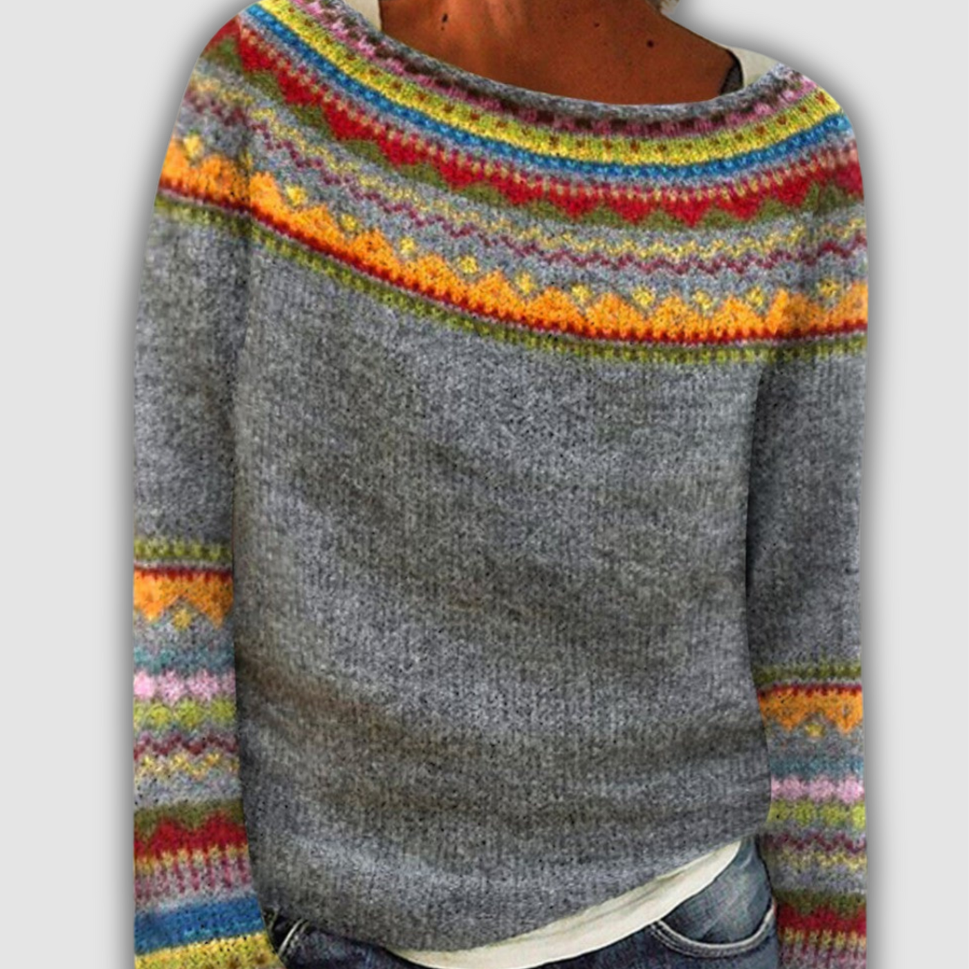 Leevke™ – Pull rétro confortable