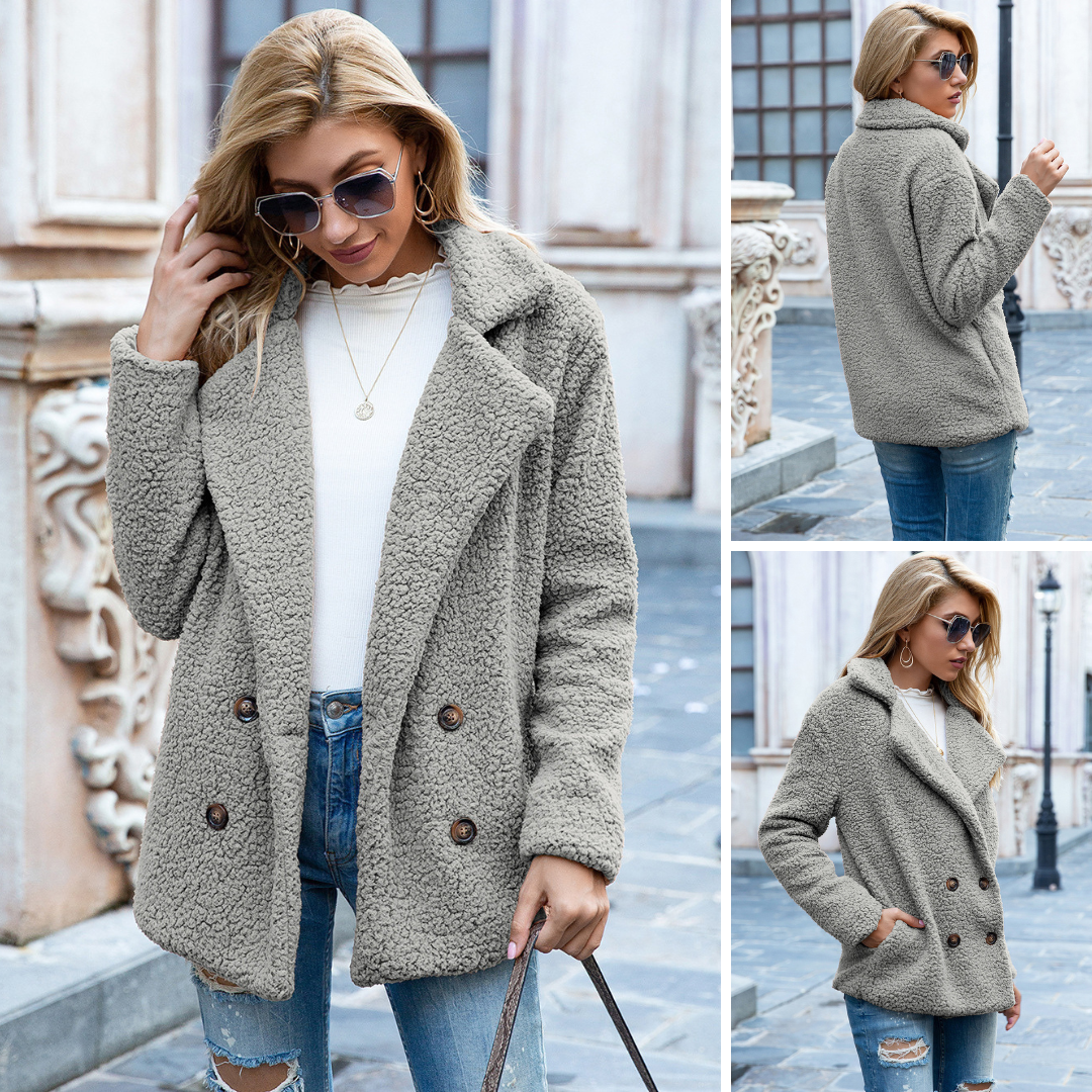 Norah™ - Manteau teddy