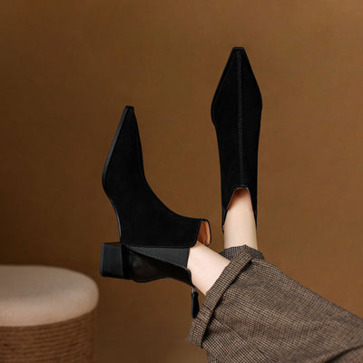 Verena | Bottines de luxe à talon moyen