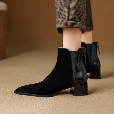 Verena | Bottines de luxe à talon moyen