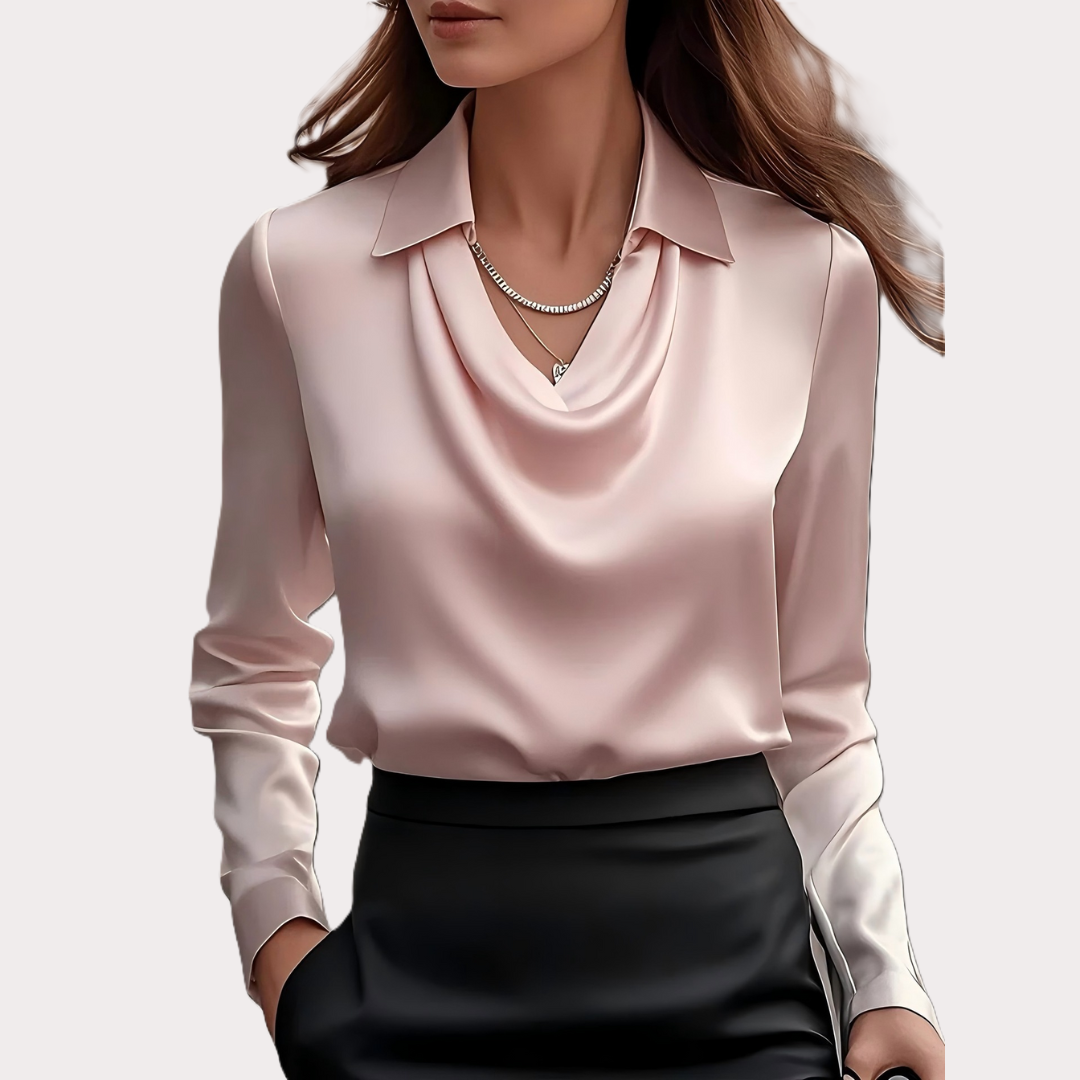 Aurélie™ - Blouse satinée au charme discret
