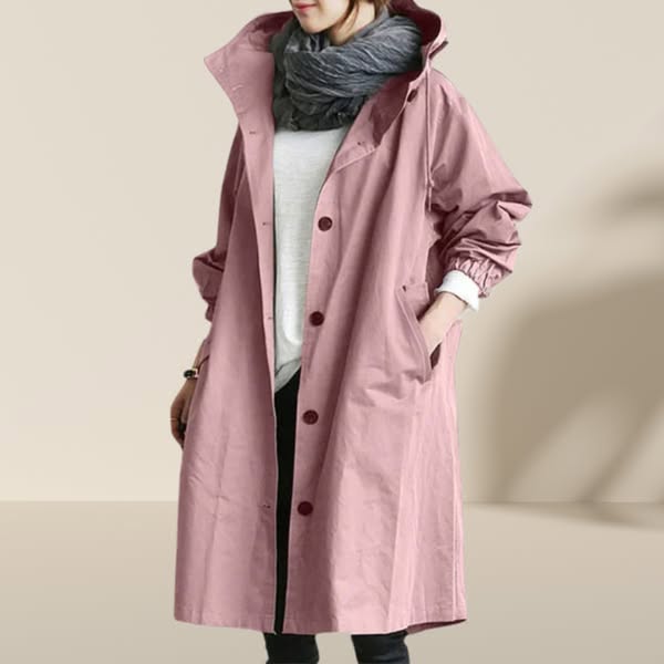 Léa™ - Trench Coat Élégant Déperlant