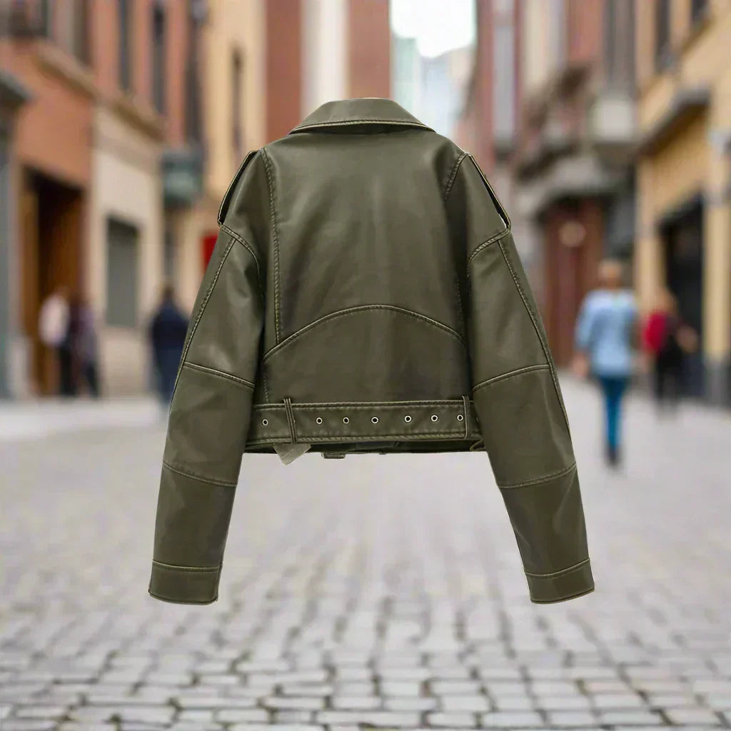 Auvrelle™ - Veste polyvalente en cuir de qualité