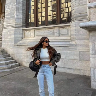 Auvrelle™ - Veste polyvalente en cuir de qualité