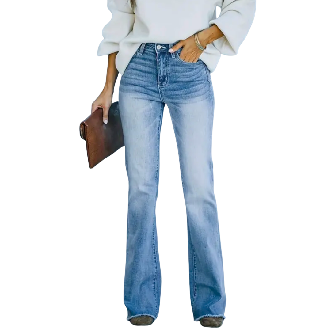 Joanne - Jeans Bohémiens Élastiques