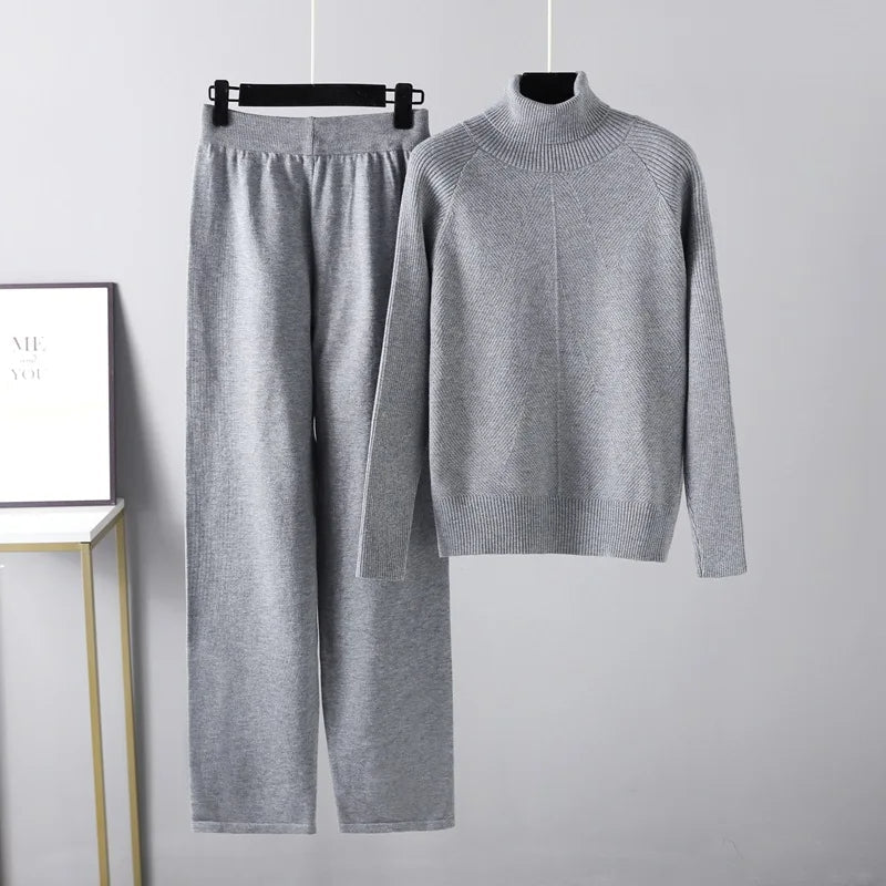 Lenoir™ | Ensemble deux pièces Lounge en tricot torsadé