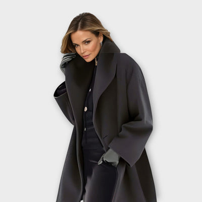 Claire™ - Manteau de luxe en laine coupe-vent