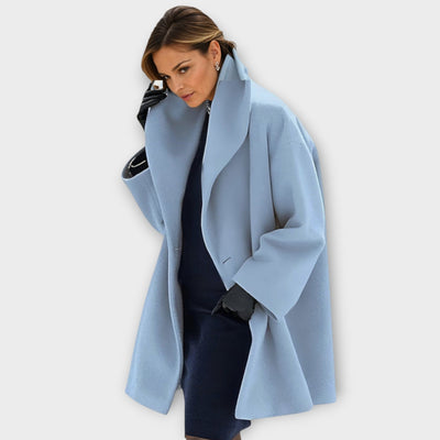 Claire™ - Manteau de luxe en laine coupe-vent